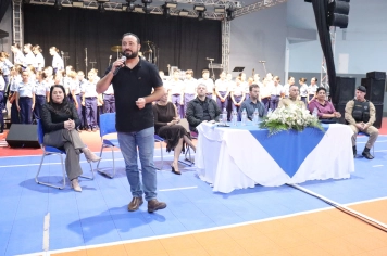 Foto - 80 anos da Comarca de Piraí do Sul e do Colégio Estadual Cívico-Militar Professor Leandro Manoel da Costa