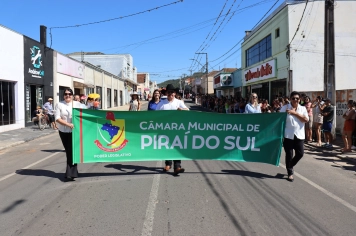 Foto - Desfile Cívico dos 145 anos de Piraí do Sul