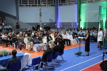 Foto - 80 anos da Comarca de Piraí do Sul e do Colégio Estadual Cívico-Militar Professor Leandro Manoel da Costa