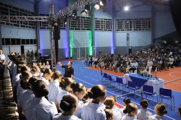 Foto - 80 anos da Comarca de Piraí do Sul e do Colégio Estadual Cívico-Militar Professor Leandro Manoel da Costa