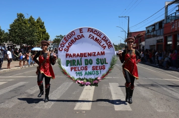 Foto - Desfile Cívico dos 145 anos de Piraí do Sul