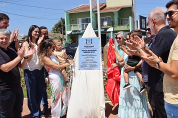 Foto - Prefeitura inaugura Praça Rivadávia Vargas Neto e amplia espaços de convivência na cidade