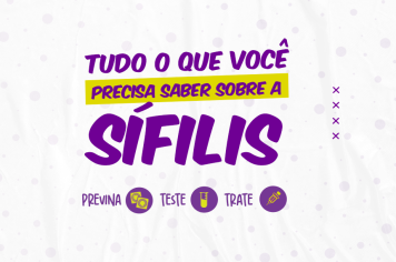 Secretaria da Saúde de Piraí do Sul reforça importância da prevenção e do tratamento da sífilis