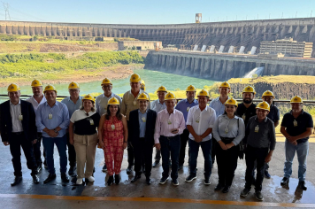 Prefeito Henrique Carneiro participa de visita técnica na Itaipu em busca de melhorias para Piraí do Sul