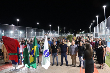 Prefeitura inaugura  novo Espaço Público de Convívio e Práticas Desportivas Professora Vera Saldanha Sguario