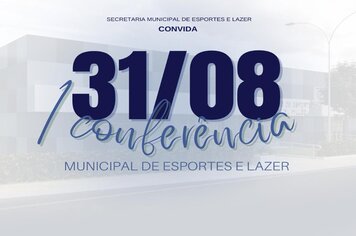 Vem aí a 1ª Conferência Municipal de Esporte e Lazer de Piraí do Sul