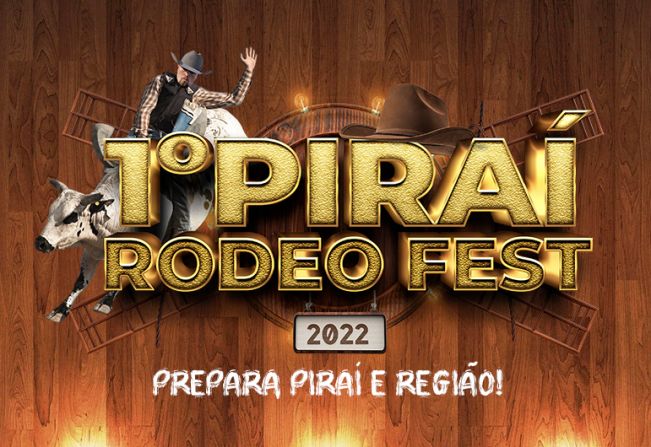 TUDO PRONTO PARA RECEBER VOCÊ NA 1ª PIRAÍ RODEO FEST!