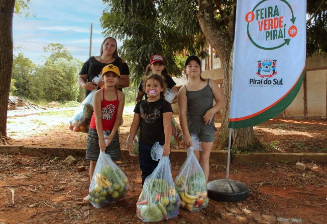 Feira Verde Piraí coletou 105 toneladas de materiais recicláveis que foram revertidos em 27 toneladas de alimentos à população