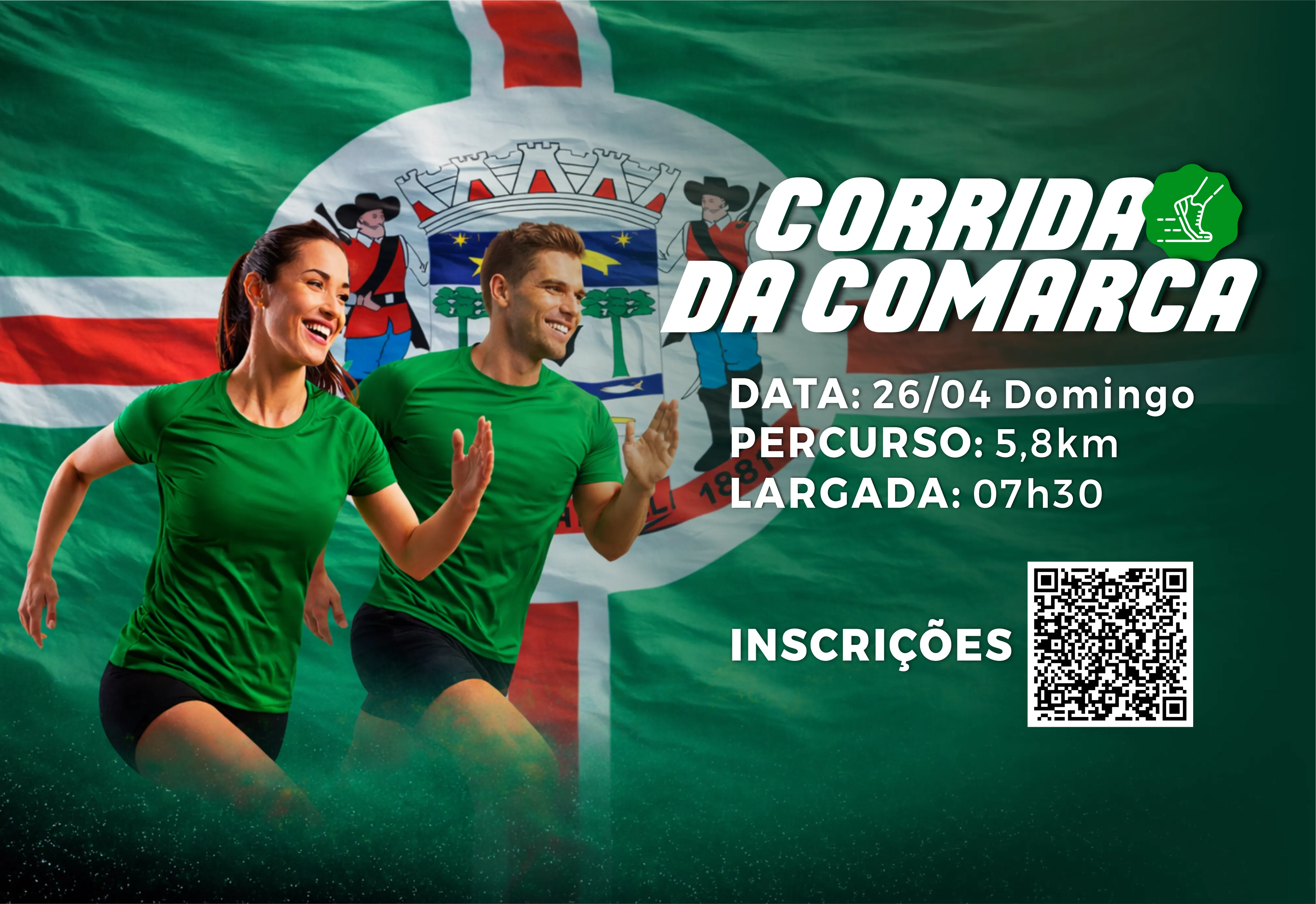 Corrida da Comarca marcará as comemorações pelos 80 anos de instalação da Comarca de Piraí do Sul