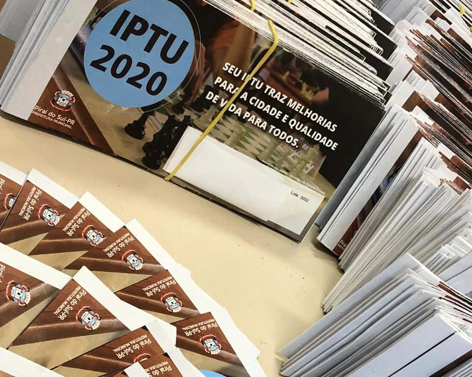 Carnês do IPTU já podem ser retirados na Prefeitura