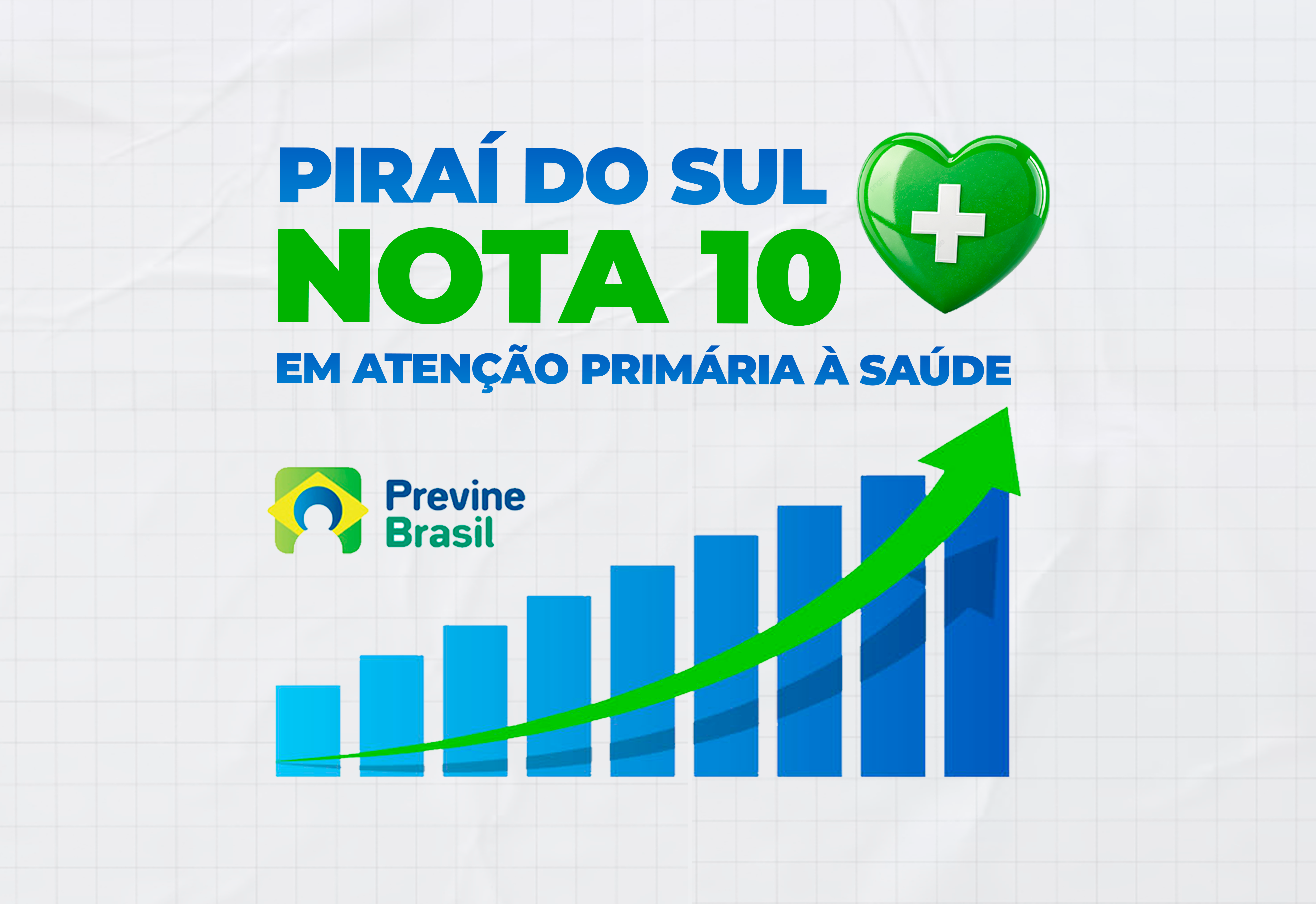 Piraí do Sul alcança nota máxima no Previne Brasil e lidera ranking da saúde nos Campos Gerais