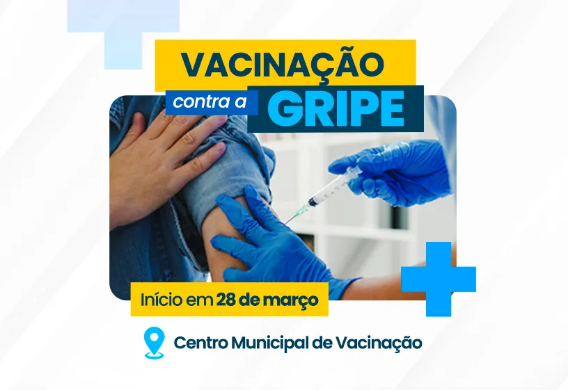 Saúde inicia campanha de vacinação contra a gripe para grupos prioritários