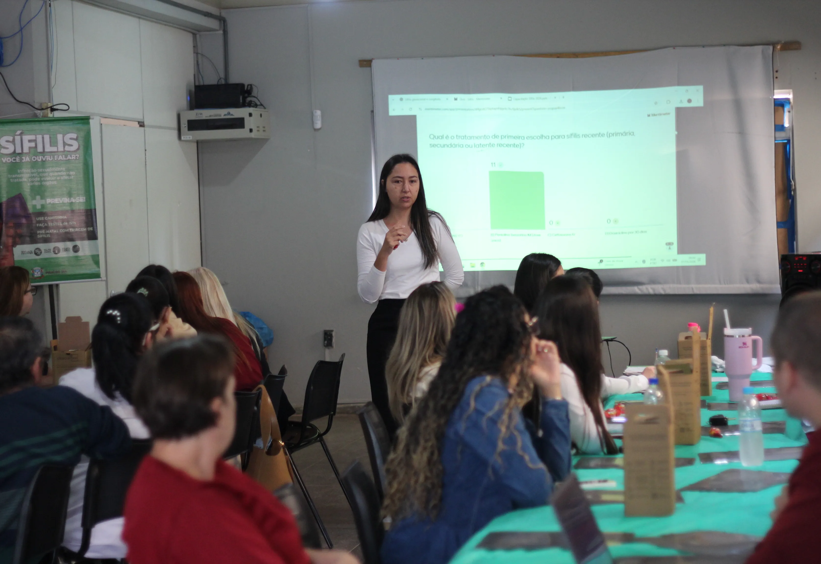Saúde reúne profissionais para fortalecer ações de enfrentamento à sífilis