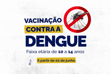 Piraí do Sul começa vacinação contra a dengue para adolescentes de 10 a 14 anos